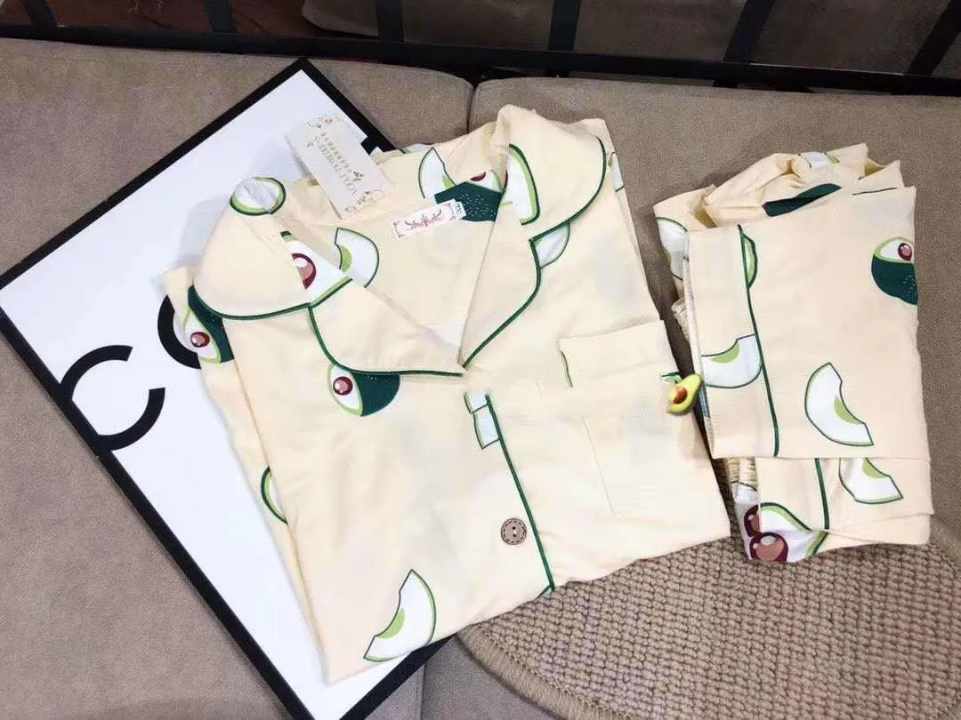 Short-Sleeved Trousers Cardigan Pajamas Home Service