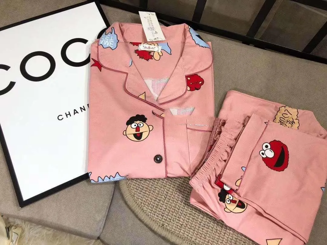 Short-Sleeved Trousers Cardigan Pajamas Home Service