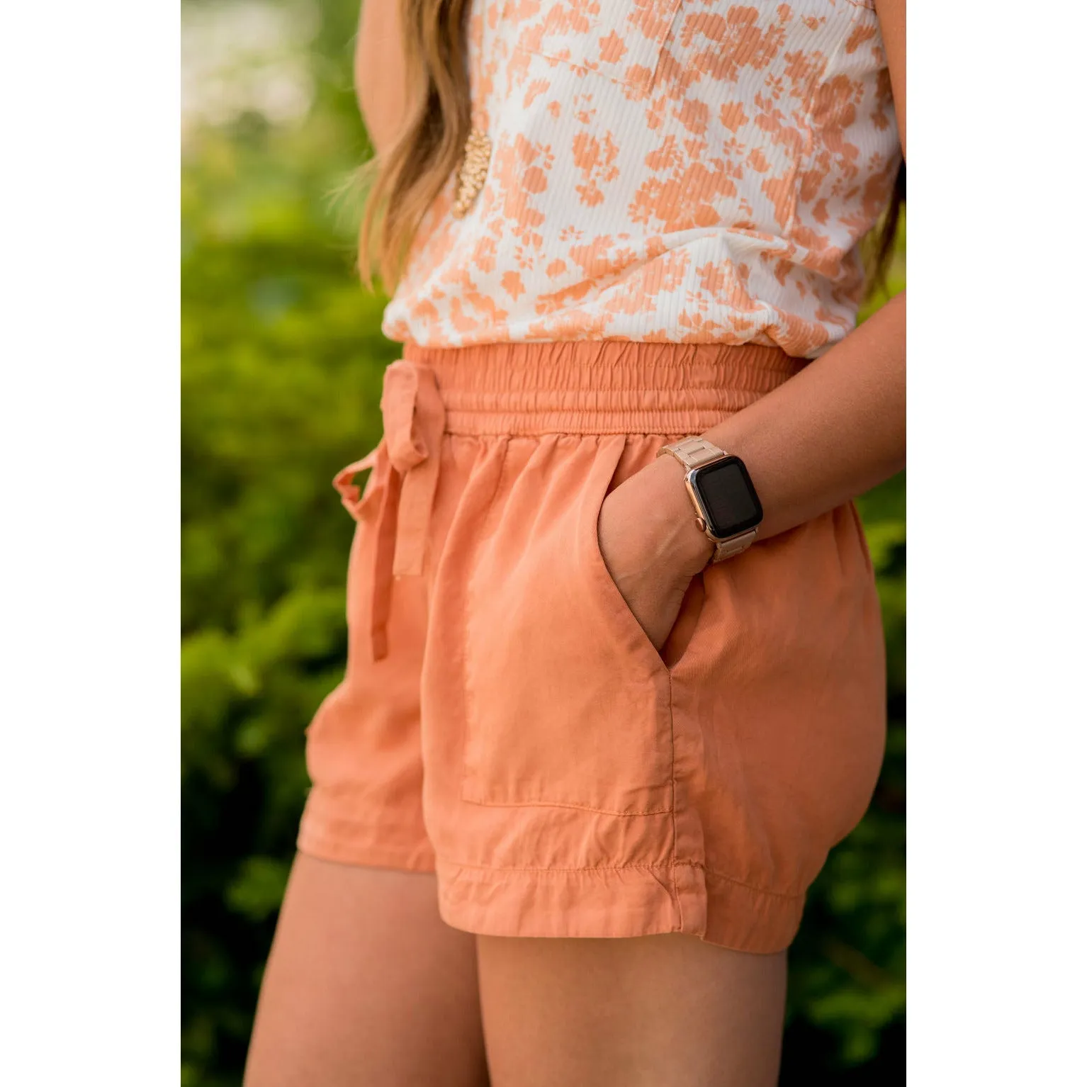 Simple Drawstring Shorts
