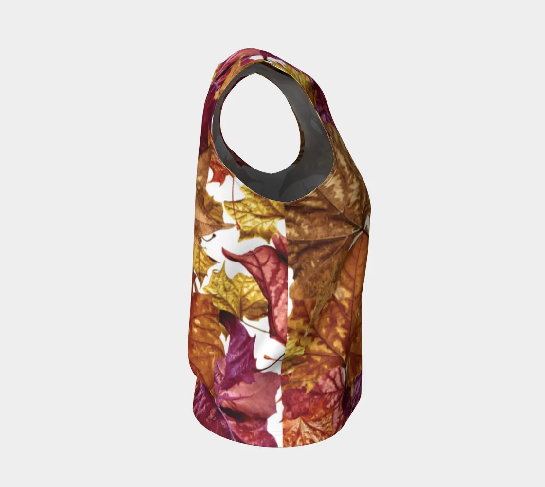 Soggy Leaf Jumble Loose Tank Top Long