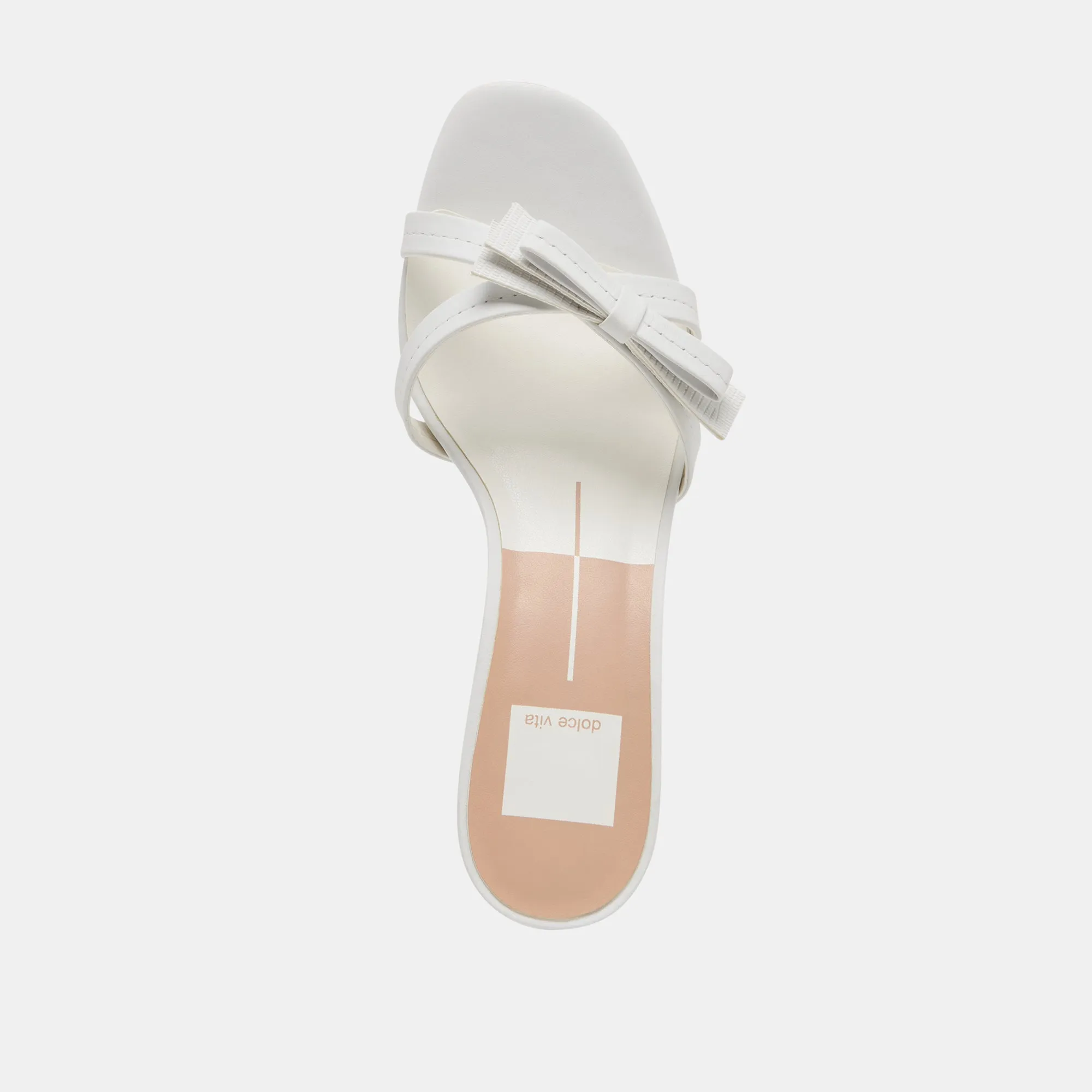 TERISA HEELS TRUE WHITE LEATHER
