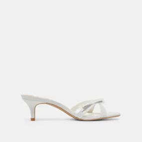 TERISA HEELS TRUE WHITE LEATHER