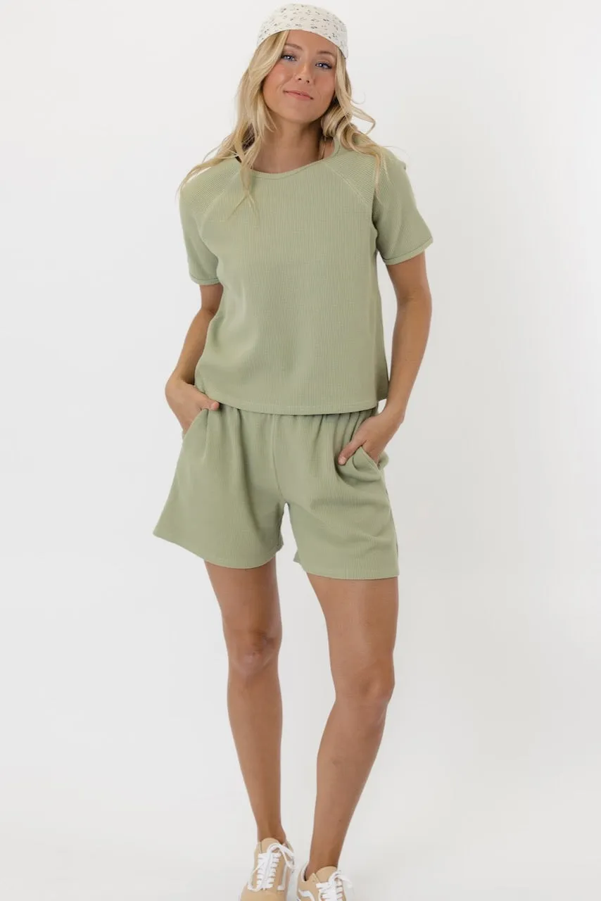 The Peggy Ribbed Shorts