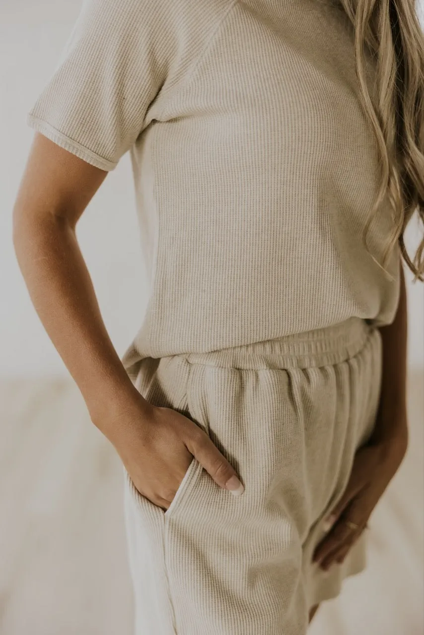 The Peggy Ribbed Shorts