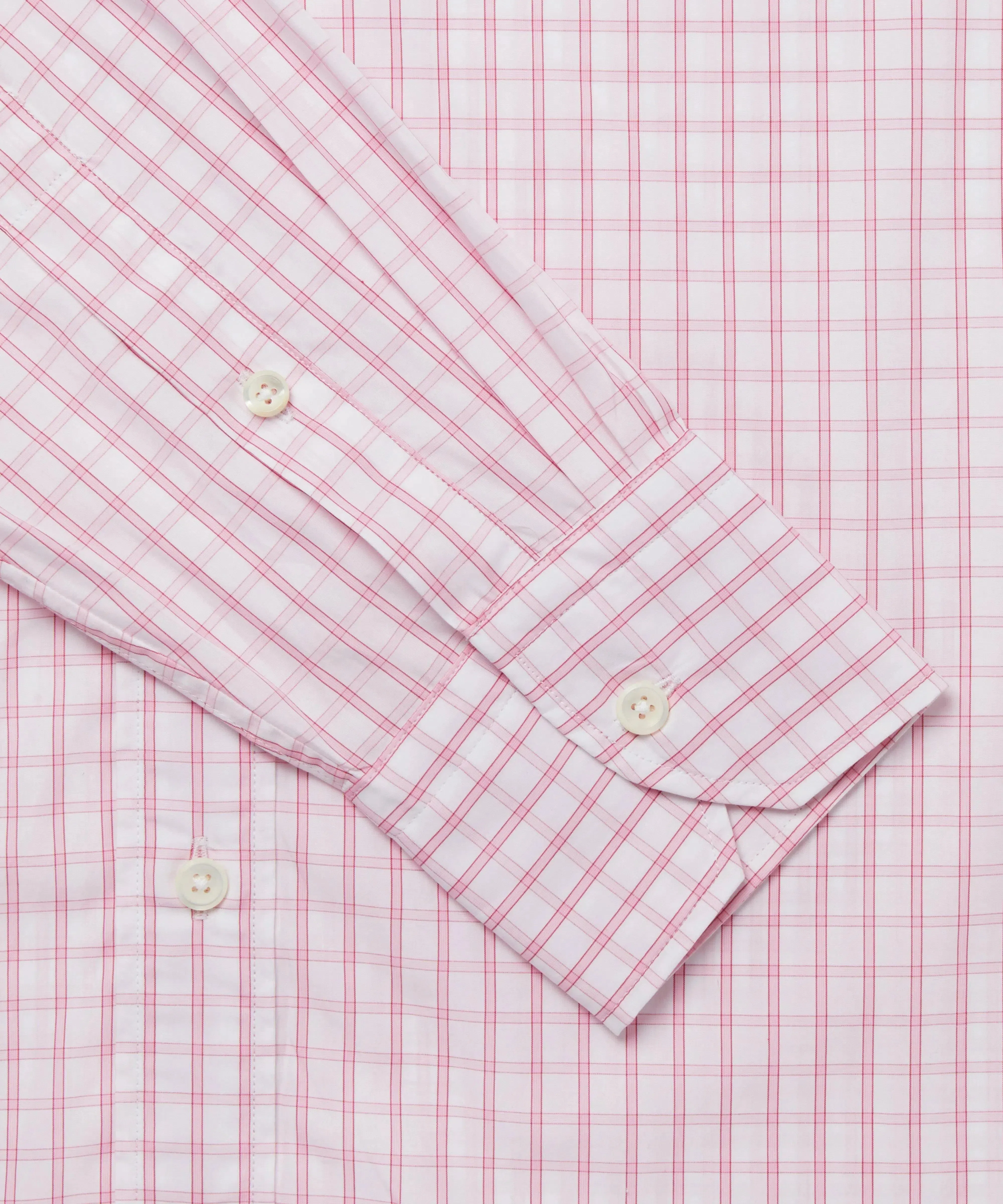 Thomas Pink Classic Fit Smart Casual Windowpane Check Shirt