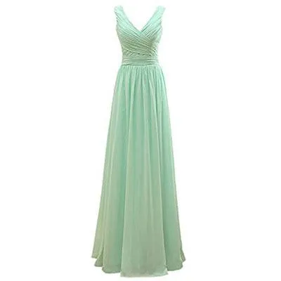 Three styles of bridesmaid dresses
