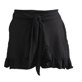 Tru Luv Wrap Ruffle Shorts