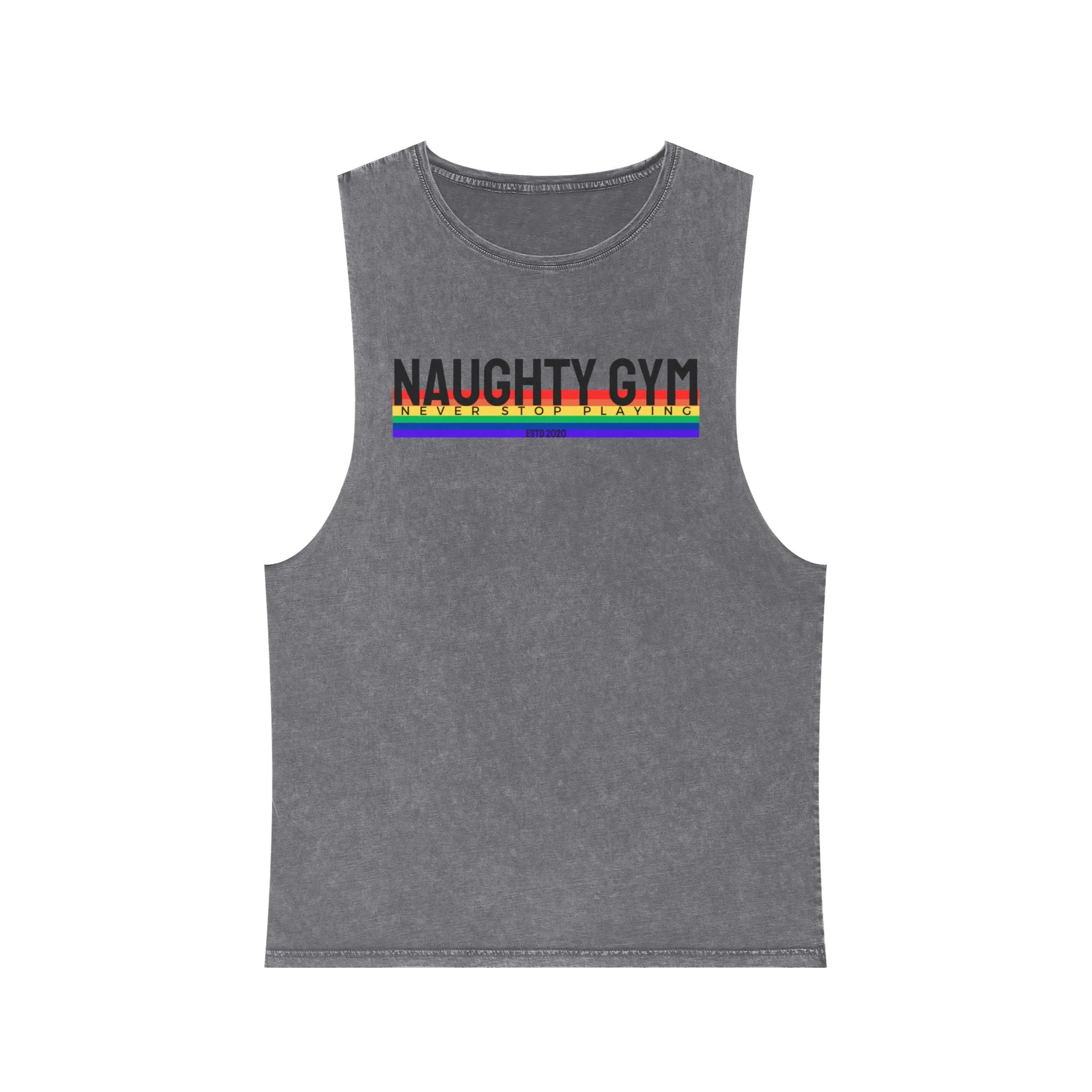 Unisex Stonewash NG PRIDE Tank Top