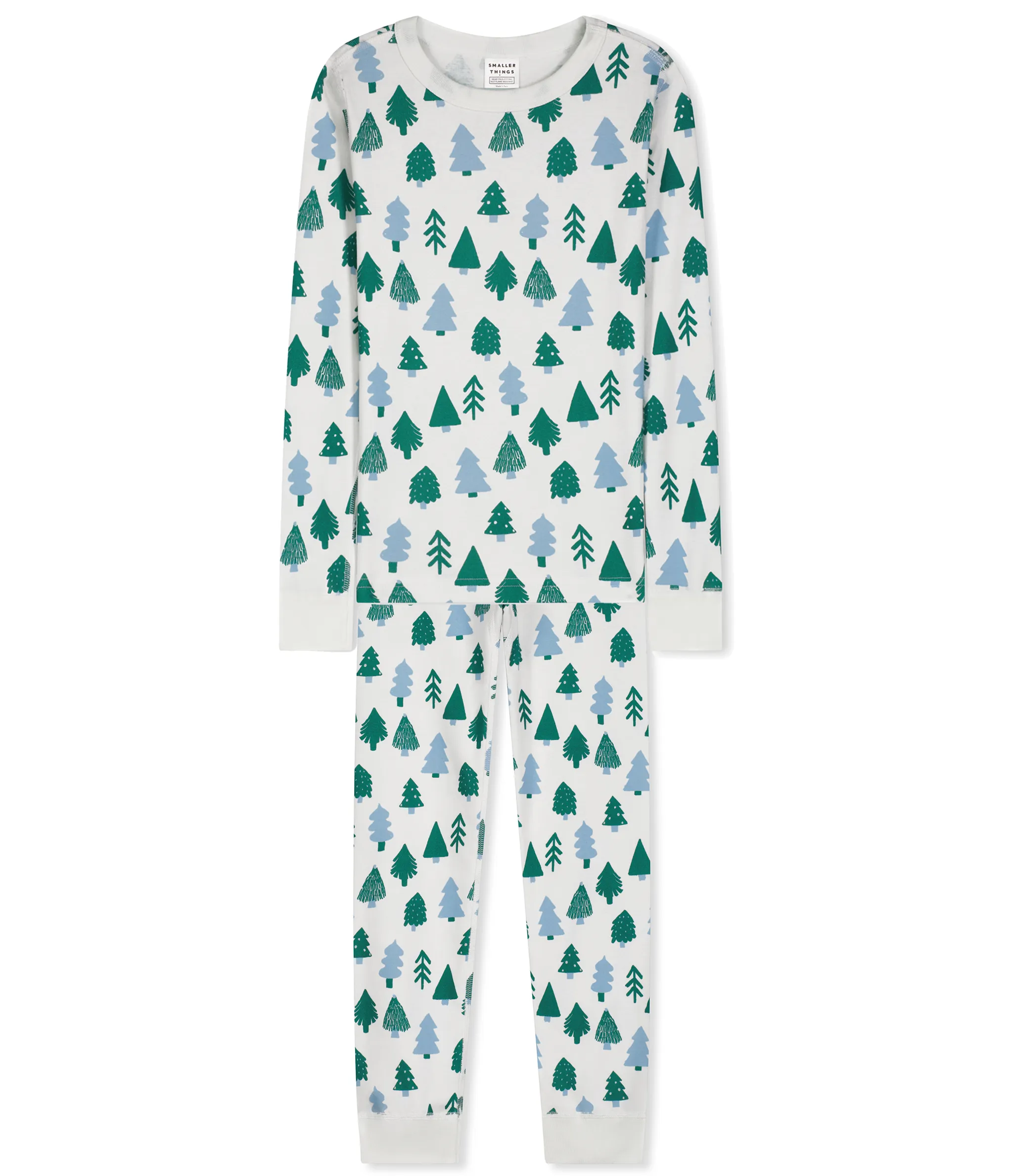 Winter Trees Kids Christmas Pajamas