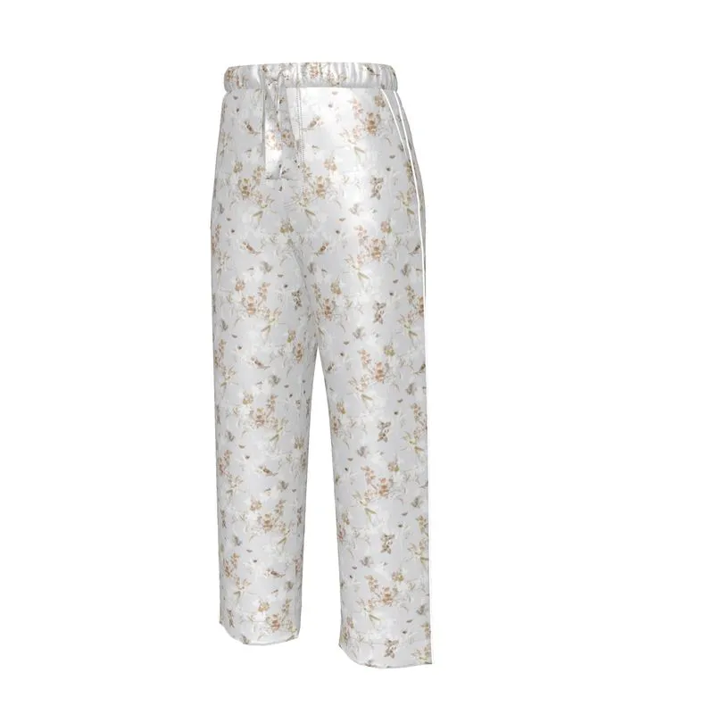 Womens Luxury Pyjama Trousers - Dawn Light Botanicals Collection