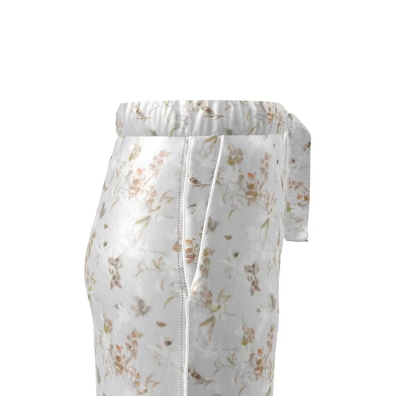 Womens Luxury Pyjama Trousers - Dawn Light Botanicals Collection