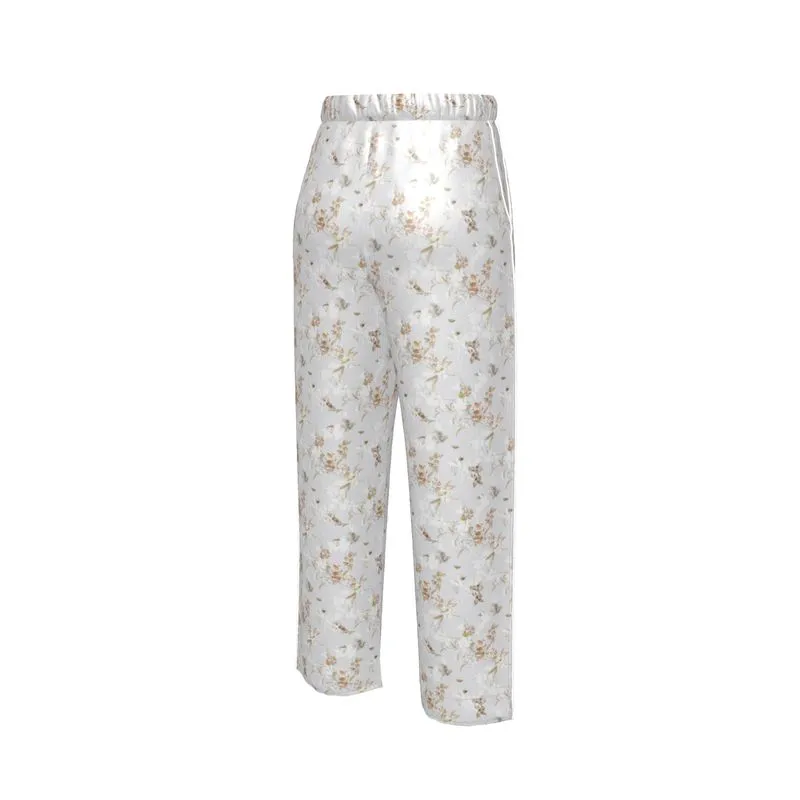Womens Luxury Pyjama Trousers - Dawn Light Botanicals Collection