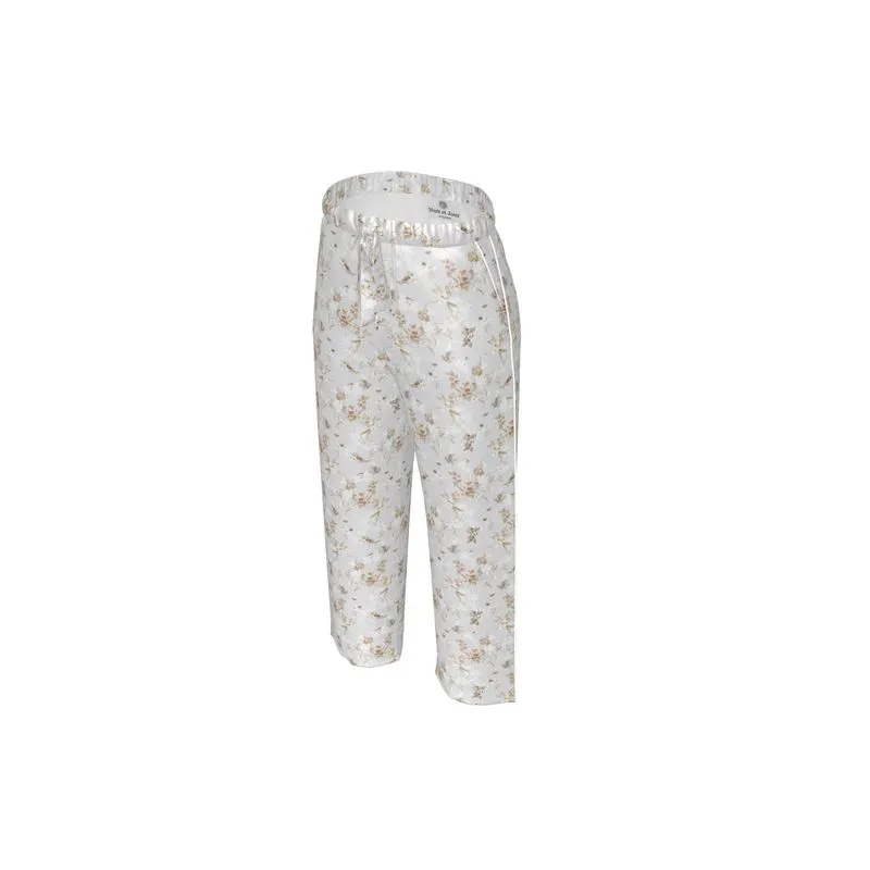 Womens Luxury Pyjama Trousers - Dawn Light Botanicals Collection