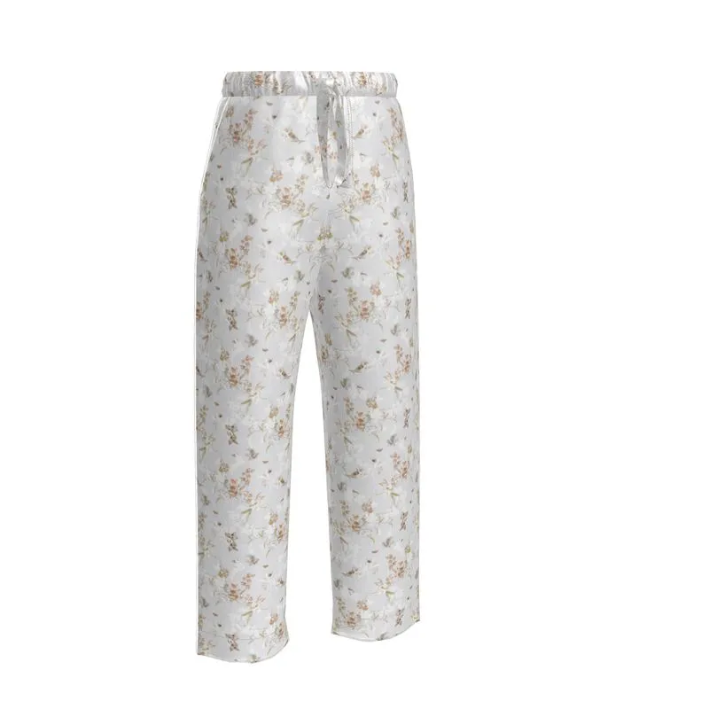 Womens Luxury Pyjama Trousers - Dawn Light Botanicals Collection